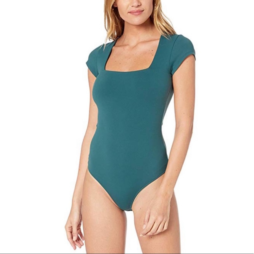 NWT Free People Shortsleeved Bodysuit Sz Medium